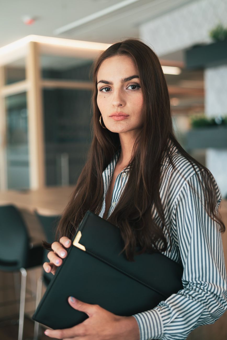 Corporate technology director female headshot